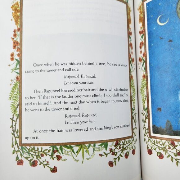 VINTAGE Rapunzel Fairy Tale Brothers Grimm Book Children's 0803706553 1989 - Picture 5 of 11